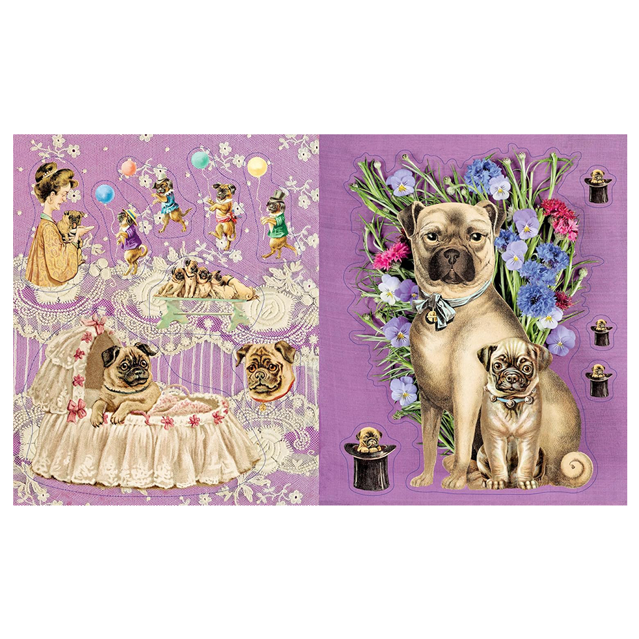 ספר מדבקות VICTORIANA DOG