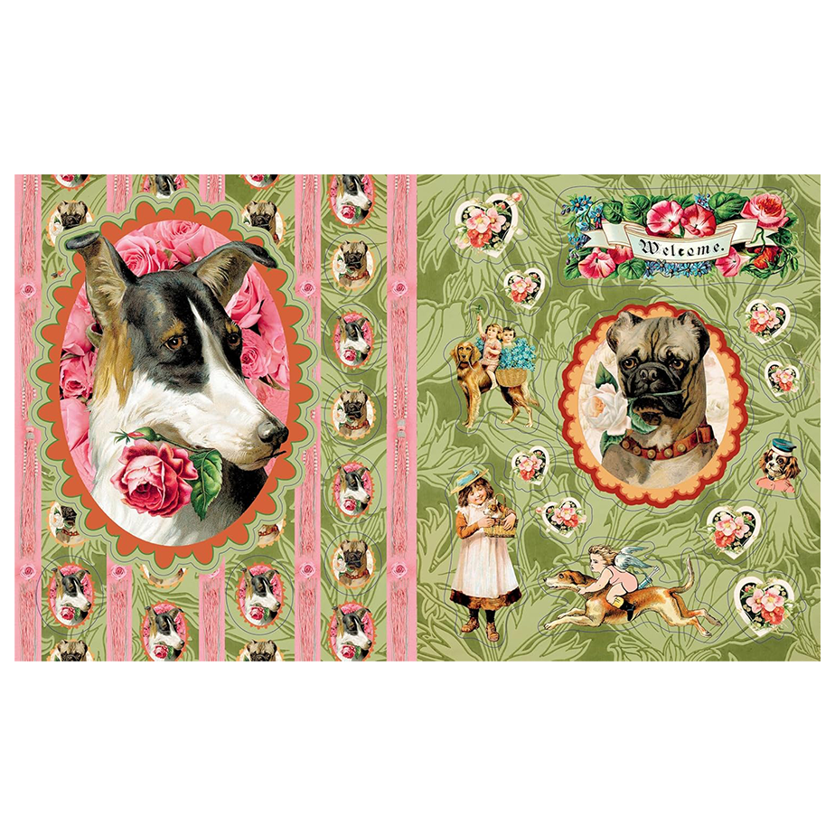ספר מדבקות VICTORIANA DOG