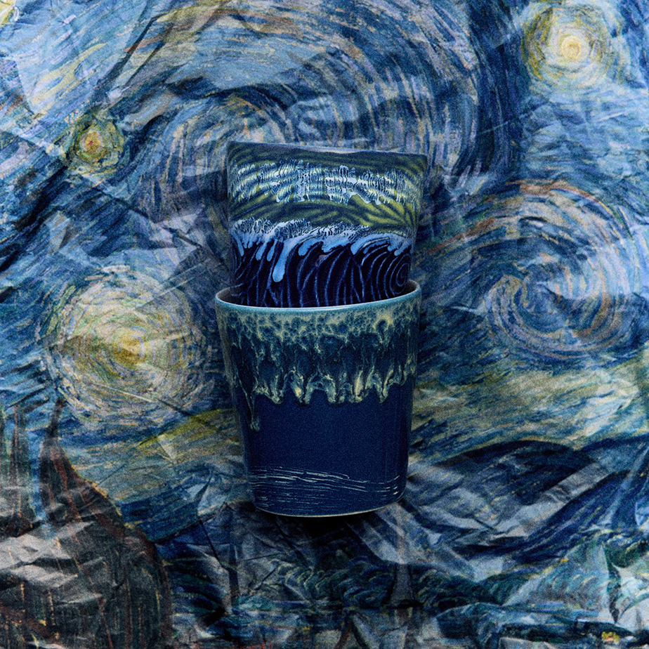 זוג ספלים VAN GOGH STARRY NIGHT