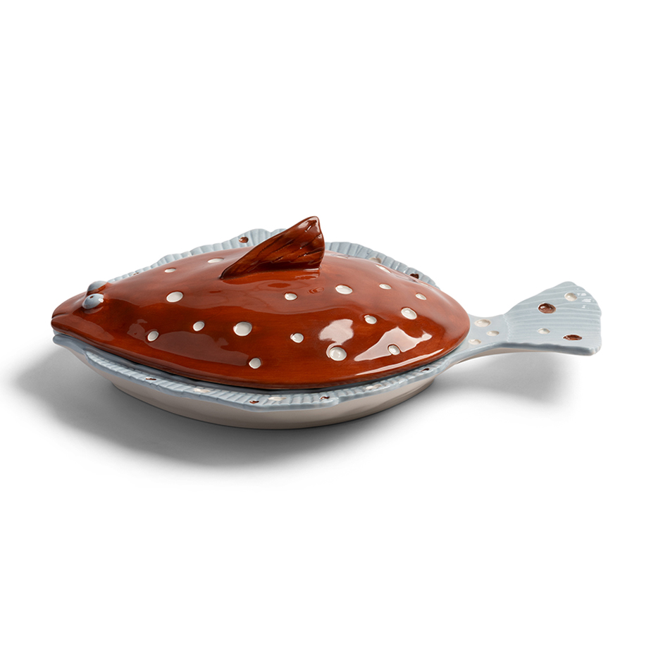 צלחת הגשה עם מכסה PLAICE