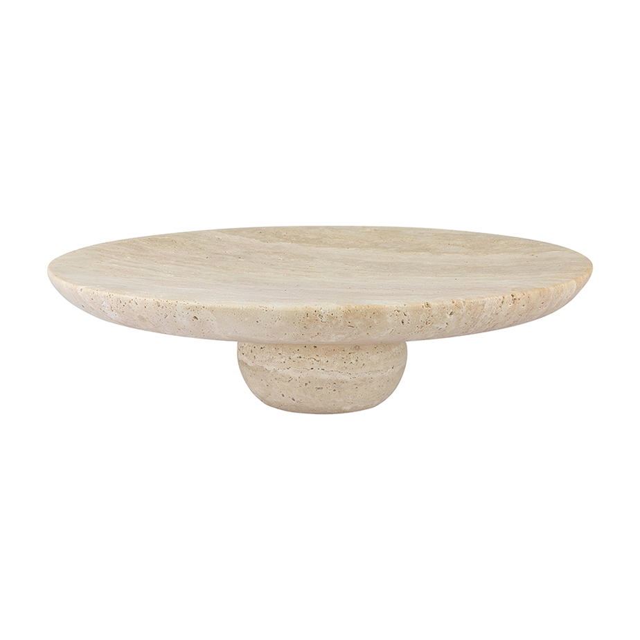 מגש על רגל TRAVERTINE