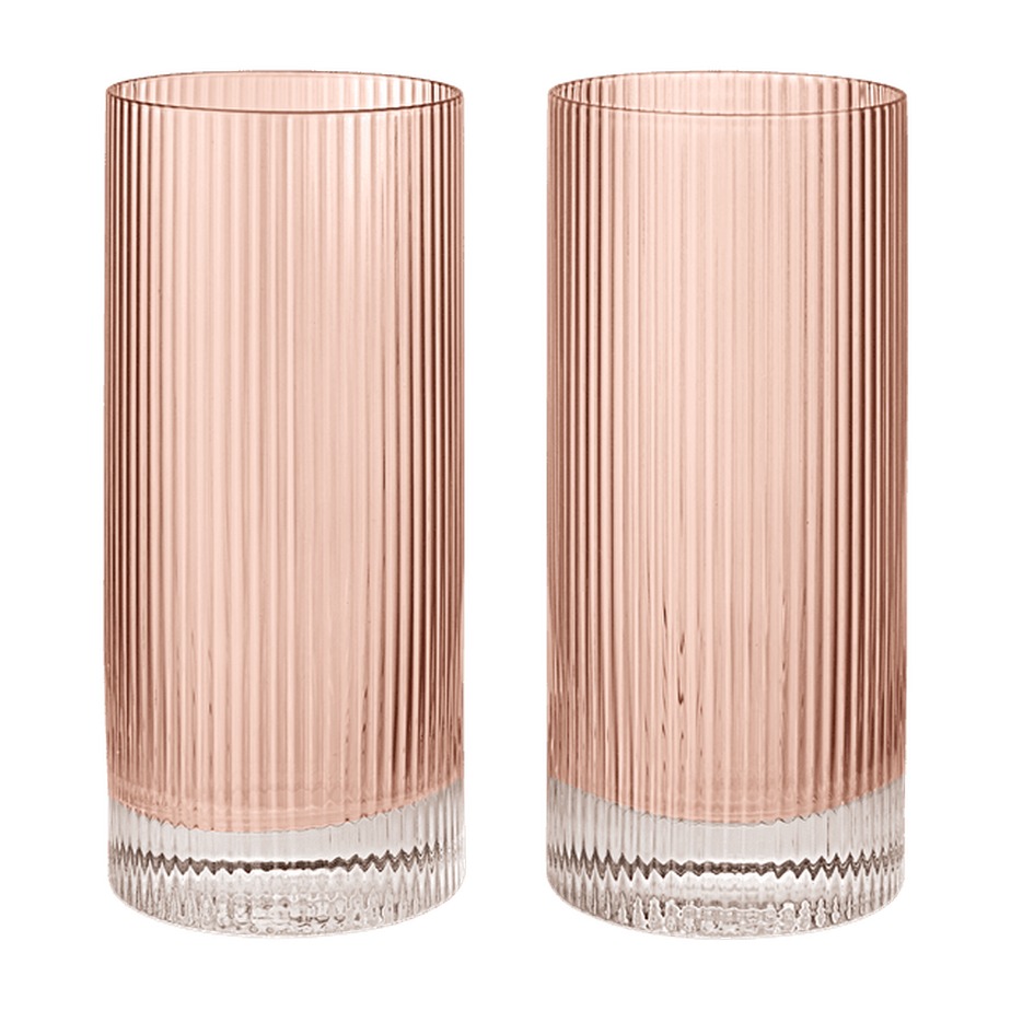 זוג כוסות HIGHBALL RIPPLE