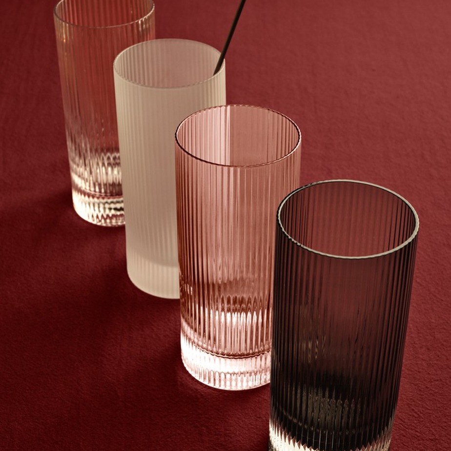 זוג כוסות HIGHBALL RIPPLE